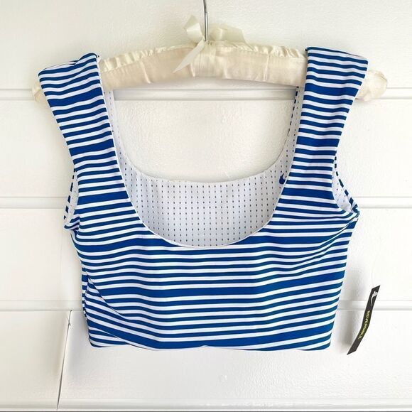 Nike Sport Reversible Mesh Midkini Sporty Bikini Swim Top XL New With Tags - Picture 4 of 6